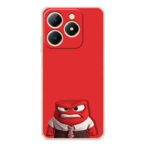 Чехол Головоломка для Realme Note 70T - (AlphaPrint) (Гнев)