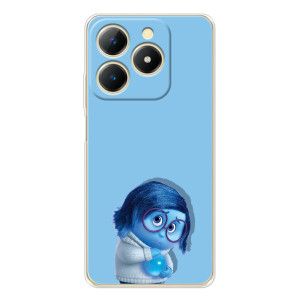 Чехол Головоломка для Realme Note 70T - (AlphaPrint) (Печаль)