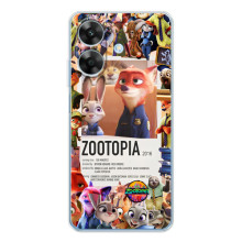 Чехол Зоотрополіс на Realme Note 70T – Коллаж Зоо