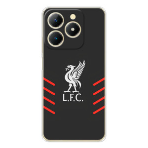 Силиконовые Чехлы принт Футбол на Realme Note 70T – Эмблема Liverpool