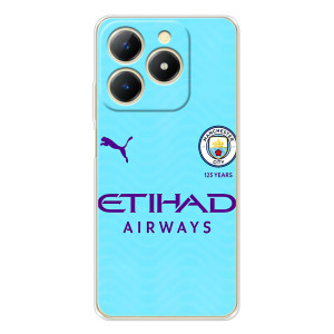 Силиконовые Чехлы принт Футбол на Realme Note 70T – Man City