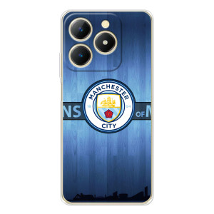 Силиконовые Чехлы принт Футбол на Realme Note 70T – ManCity