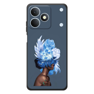 Чехлы (ART) Цветы на RealMe Note 80 (VPrint)