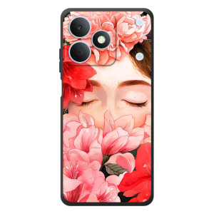 Чехлы (ART) Цветы на RealMe Note 80 (VPrint)
