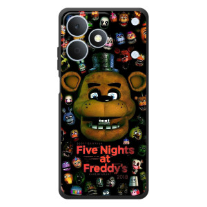 Чехлы Пять ночей с Фредди для Риалми Ноут 80 (Freddy)