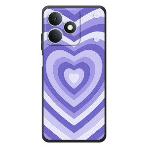 Чохли з тематикою "Маленькі Сердчеки" на RealMe Note 80 – Серце фіолет