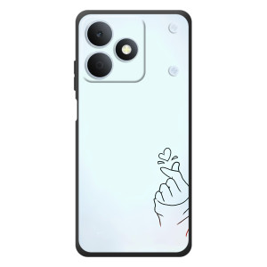 Чохол (Знак сердечка) для RealMe Note 80 (Сердечко на блакитному)