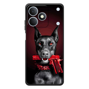 Чохол ДОБЕРМАН  для RealMe Note 80 (Доберман злий)