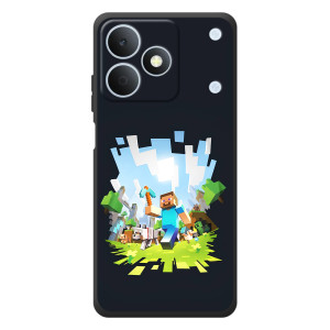 Чохол Майнкрафт на RealMe Note 80 (AlphaPrint) Minecraft