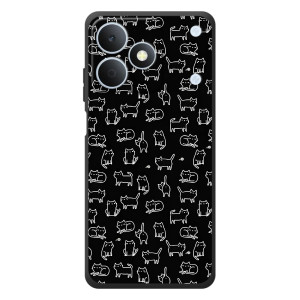 Чохол з принтом для RealMe Note 80 (AlphaPrint) Модні коти