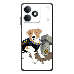 Чохол з принтом Песика Патрон для RealMe Note 80 (Пес Патрон з ракетою)