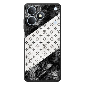 Чохол Стиль Louis Vuitton на RealMe Note 80 (LV на білому)