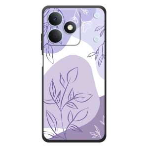 Силконовий чохол з принтом в квітах на RealMe Note 80