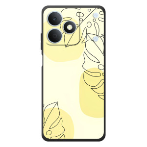 Силконовий чохол з принтом в квітах на RealMe Note 80