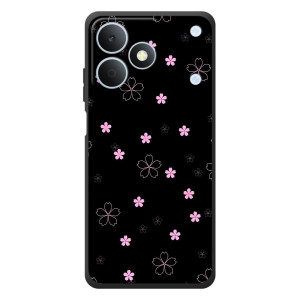 Чехол с розовым рисунком для RealMe Note 80