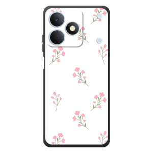Чехол с розовым рисунком для RealMe Note 80