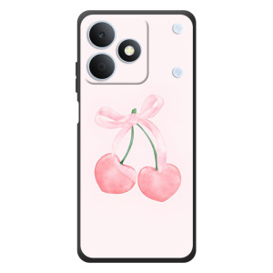 Чехол с розовым рисунком для RealMe Note 80