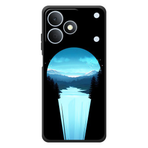 Летний Чехол на RealMe Note 80 – Синий Водопад
