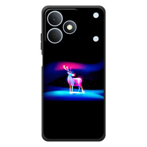 Силіконовий бампер з картинкою звірів для RealMe Note 80 – Яскравий олень