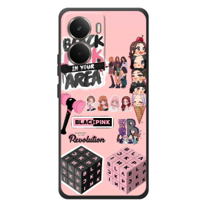 Чехлы с картинкой для RealMe P3 – BLACK PINK коллаж