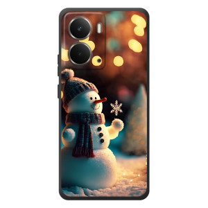 Чехлы на Новый Год RealMe P3 (Снеговик праздничный)