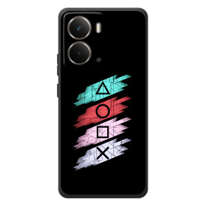 Чехол КИБЕРСПОРТ для RealMe P3 – Значки Sony