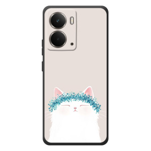 Чехол на тематику: Коты для RealMe P3 (Белый котик)