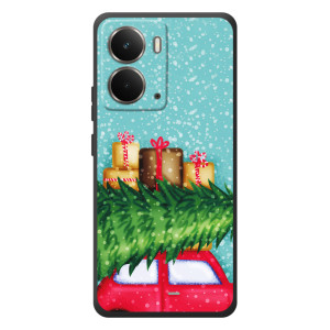Чехол Новогодняя Елка на RealMe P3 (Новогодние подарки)