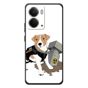 Чехол с принтом Собаки Патрон для RealMe P3 (Пёс Патрон с ракетой)