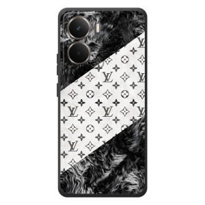 Чехол Стиль Louis Vuitton на RealMe P3 (LV на белом)