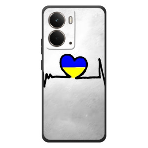Силіконовий Чохол  на RealMe P3 (Я-Україна) (Українська кардіограма)