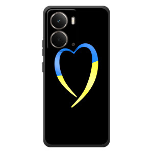 Силіконовий Чохол  на RealMe P3 (Я-Україна) (Українське серце)