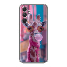 Чохол з принтом стильні тварини для 

РеалМі P4 Лайте 
 – Стильна жирафа