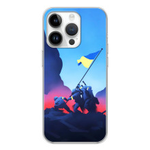 Чохол з українським воїном на RealMe P4 – Український прапор