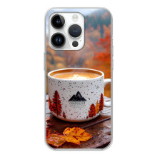 Чехол с уникальным дизайном «Осень с кофе» для RealMe P4 – Кофе на природе