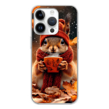 Друкований чохол 'Звірята з кавою' для RealMe P4 – Білка з кавою
