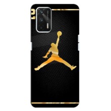 Силиконовый Чехол Nike Air Jordan на Реалми Кю 3 (Джордан 23)