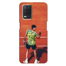 Чехлы с принтом Спортивная тематика для Realme Q3I – Алькарас Теннисист