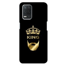 Чехол (Корона на чёрном фоне) для Реалми Кю 3I (KING)