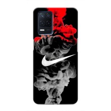 Силиконовый Чехол на Realme Q3I с картинкой Nike (Nike дым)