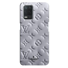 Текстурный Чехол Louis Vuitton для Реалми Кю 3I – Белый ЛВ