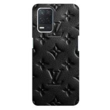 Текстурный Чехол Louis Vuitton для Реалми Кю 3I – Черный ЛВ