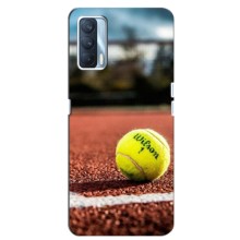 Чехлы с принтом Спортивная тематика для Realme V15 (Теннисный корт)