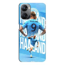 Чехлы с принтом для Realme V30 Футболист – Erling Haaland