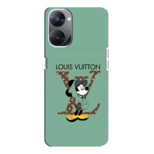 Чехлы Луи Витон для Realme V30 (AlphaPrint - LOUIS VUITTON) (Микки Маус LV)