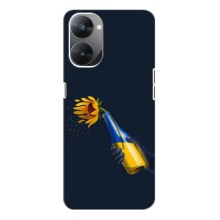 Чехол для Патриота Украины Realme V30 - (AlphaPrint) – Коктейль молотова