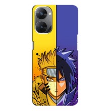 Купить Чехлы на телефон с принтом Anime для Реалми В30 (Naruto Vs Sasuke)