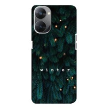 Новогодние, Праздничные Чехлы для Realme V30 - 2024 год – Winter