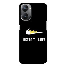 Силиконовый Чехол на Realme V30 с картинкой Nike (Later)