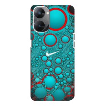 Силиконовый Чехол на Realme V30 с картинкой Nike (Найк зеленый)